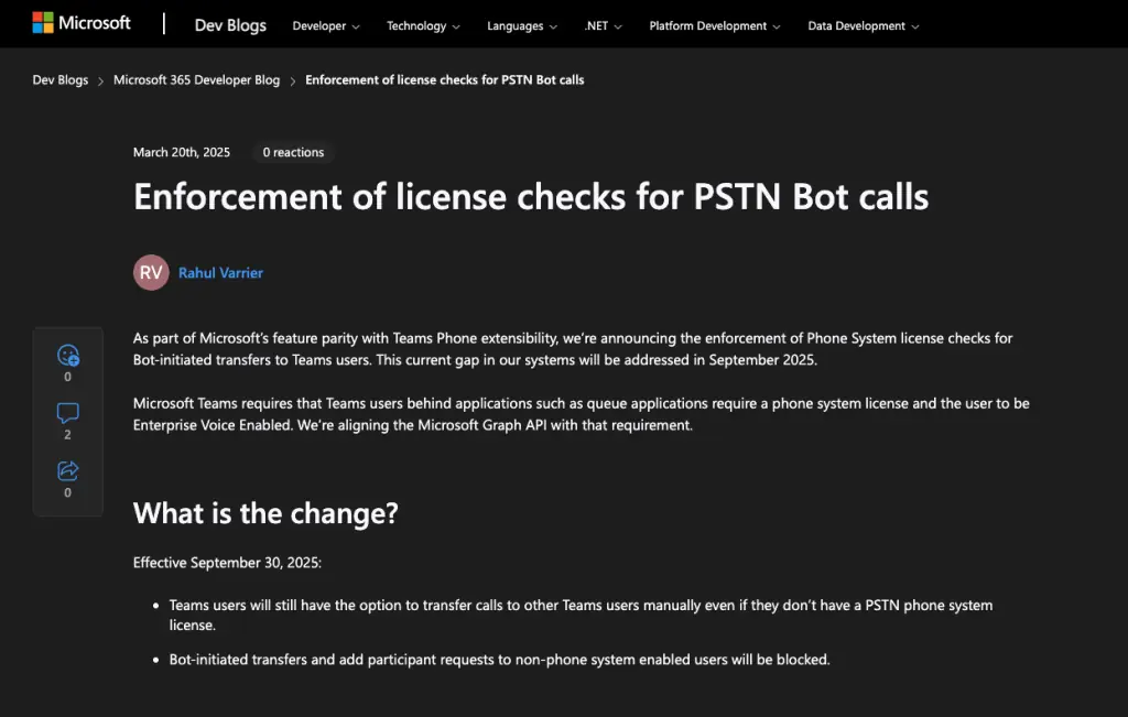 Microsoft Bot Blog Post